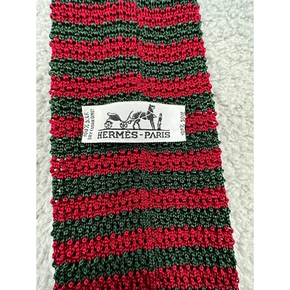 Hermes silk knitted tie just in time for Christmas - Picture 9 of 9